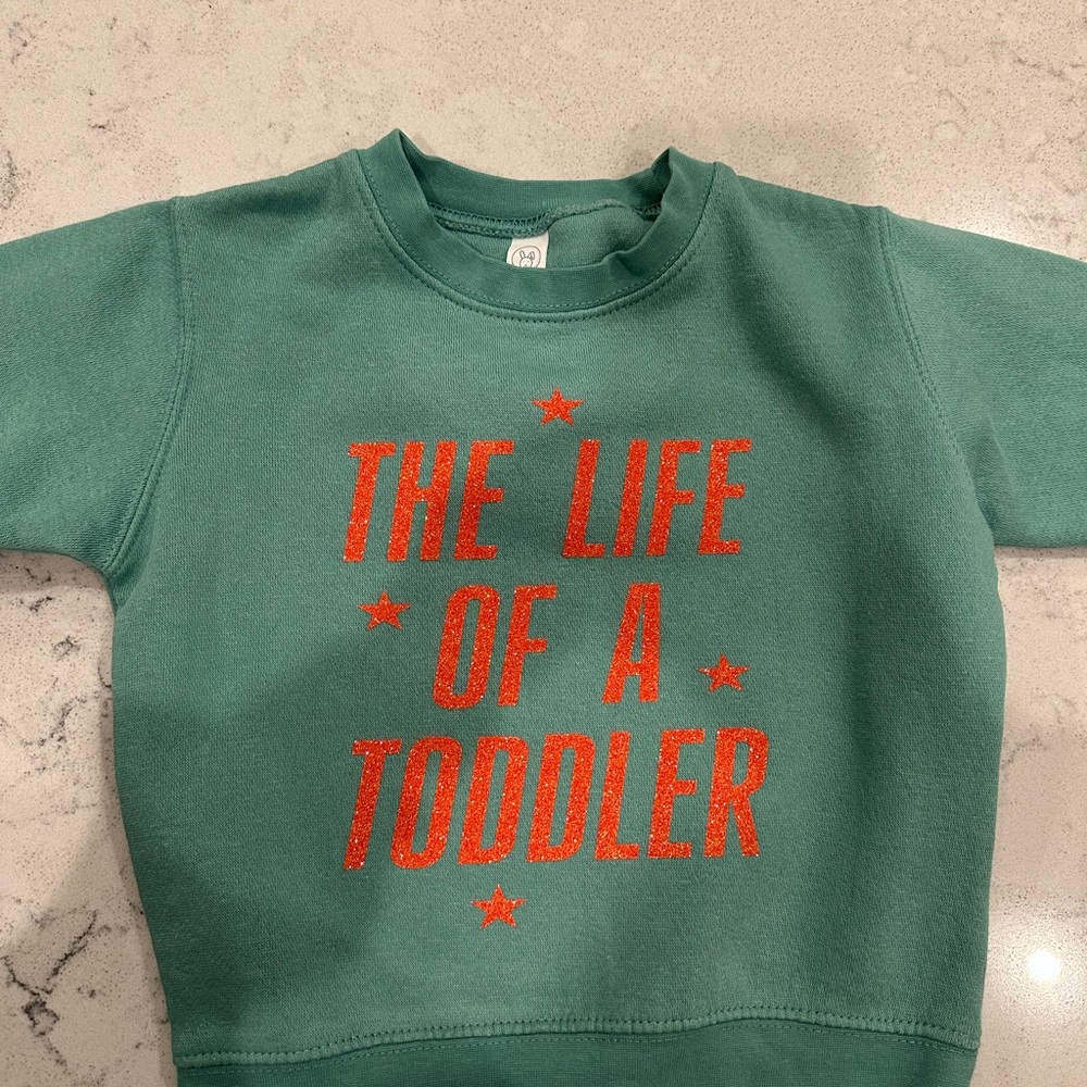 The Life of a Showgirl Themed Toddler Sweater